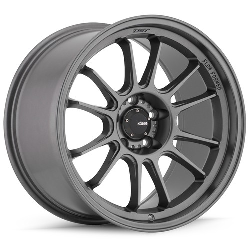 (Set of 4) Konig Hypergram 16x8 4x100 +38mm Gunmetal Wheels Rims 16" Inch - Picture 2 of 7