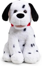 Dalmatian Stuffed Animal Puppy Dog Plush Red Collar 13in