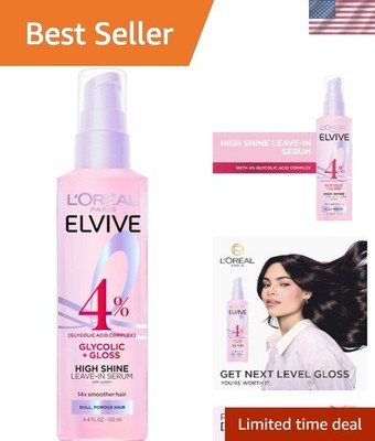 L'Oreal Elvive Glycolic + Gloss Leave-In Serum 4.4oz