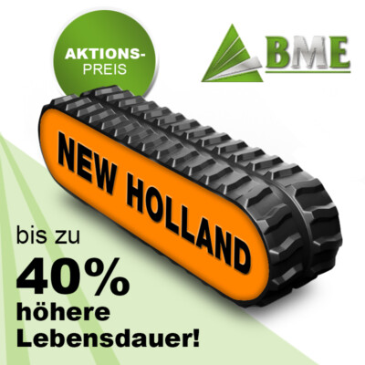 Gummikette Baggerkette für New Holland Minibagger - 2 Stück zum Aktionspreis!
