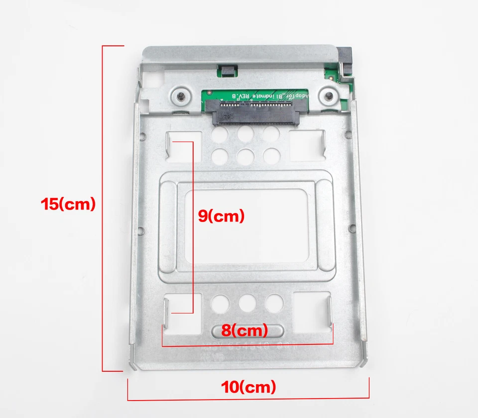 2X 2,5-Zoll auf 3,5-Zoll Converter SATA/SSD Festplatte Festplatten Rahmen HDD - Bild 3 von 4