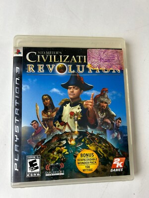 Sid Meier's Civilization Revolution PlayStation 3 PS3 Complete with manual