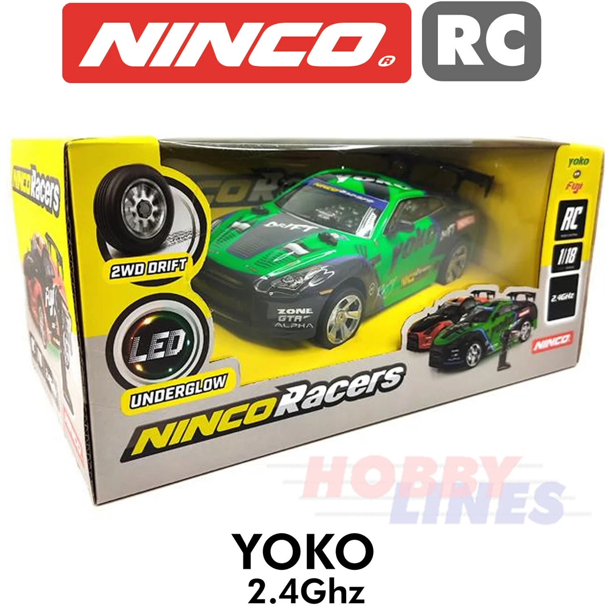 NINCO RACERS YOKO - COCHE TELEDIRIGIDO