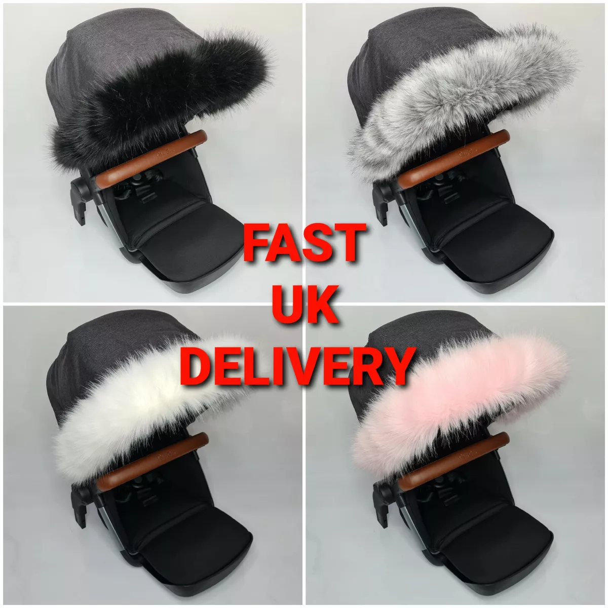 Buggy fur hood clearance trim