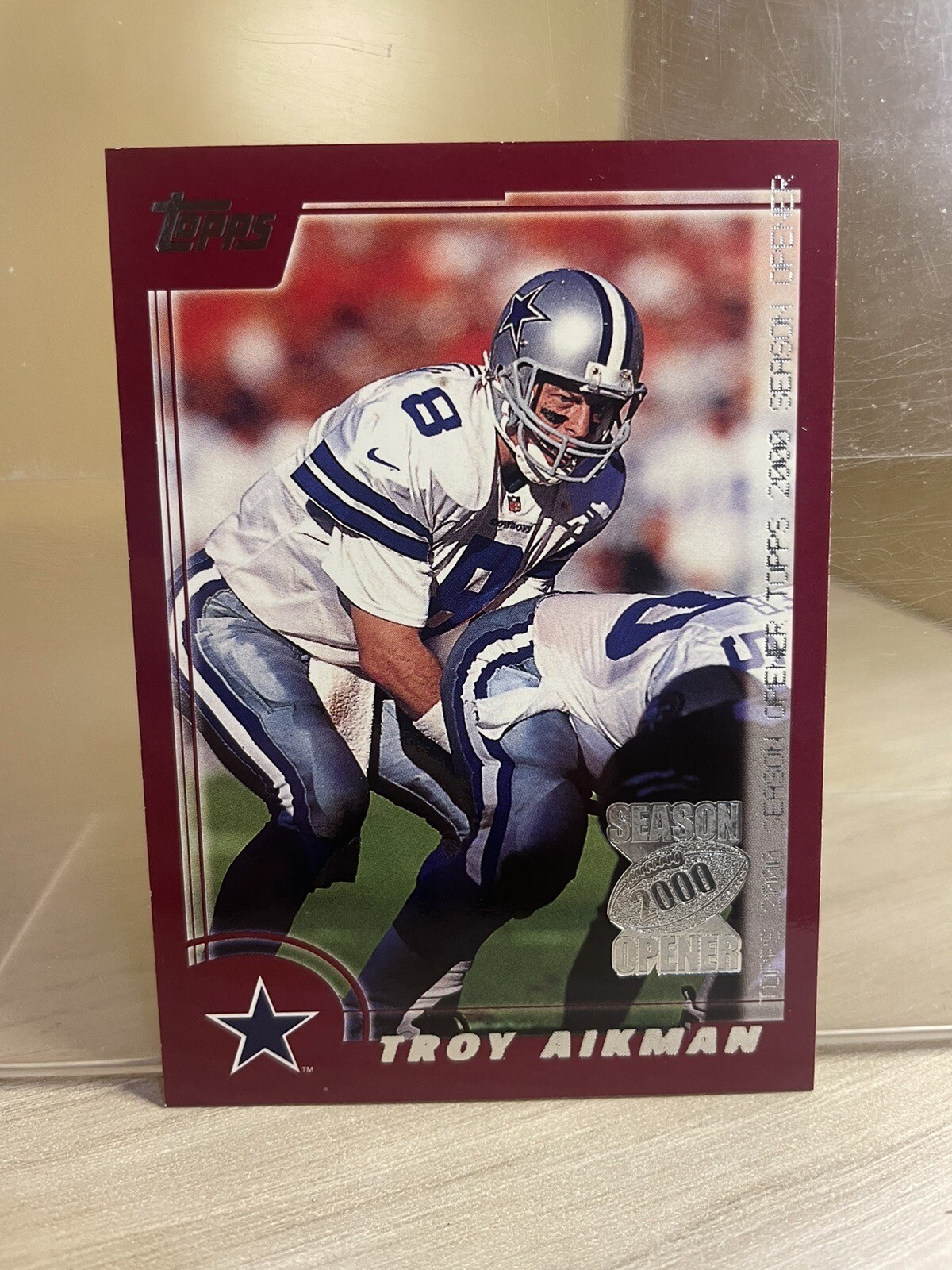 TROY AIKMAN 2000 Topps Season Opener #25 Papar Base Card Dallas Cowboys HOF