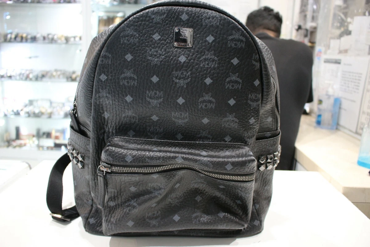 MCM Stark Backpack Medium Black