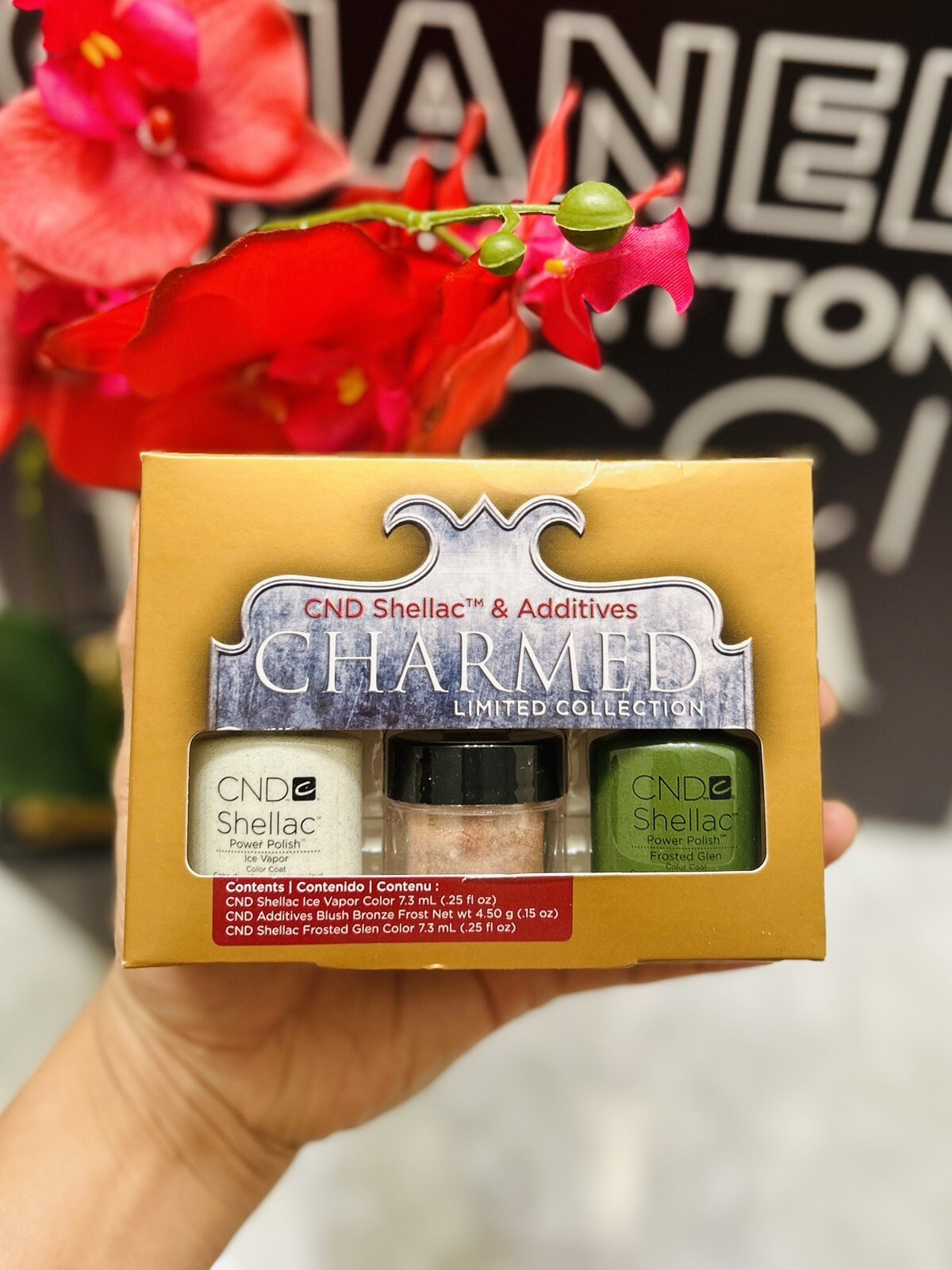 CND SHELLAC CHARMED ICE VAPOR & FROSTED GLEN SET. FREE ADDITIVE🎁 | eBay
