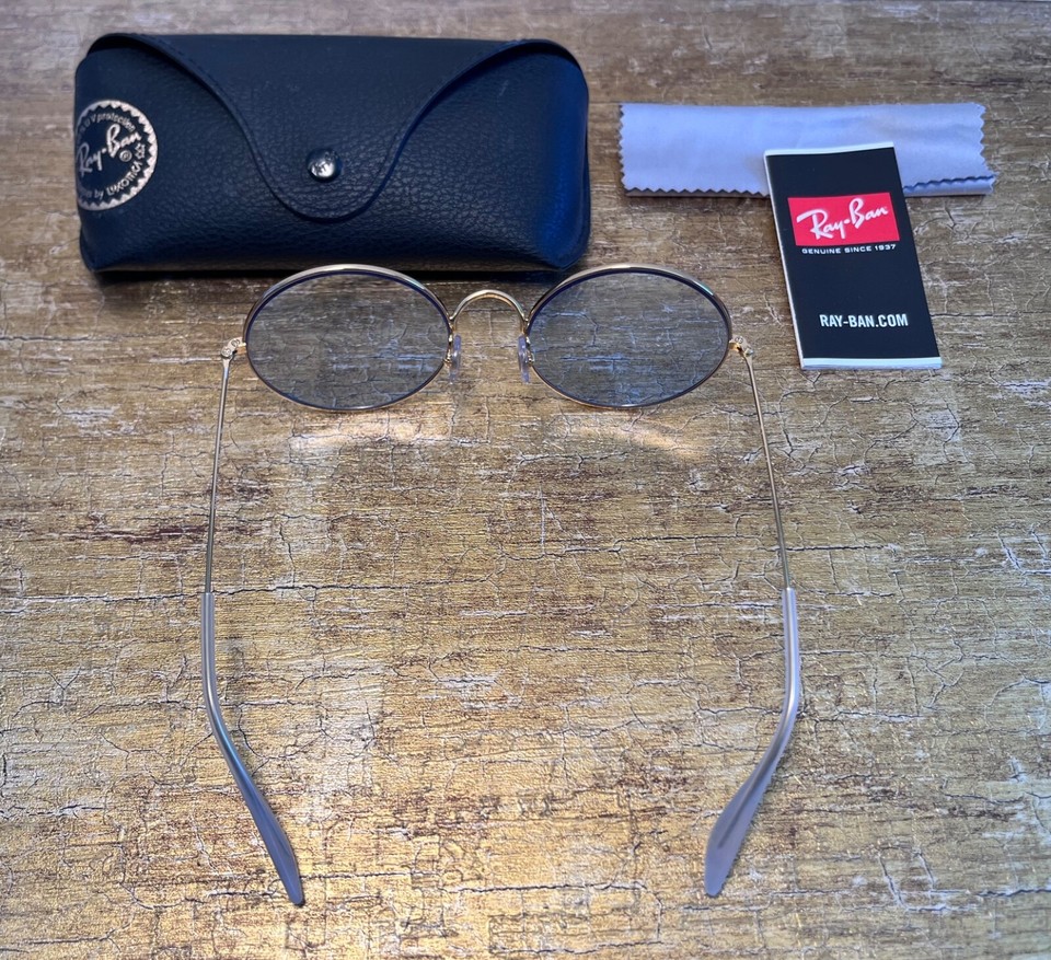 RayBan men's/women's round sunglasses RB 3592 9035/01 5520 145 2N