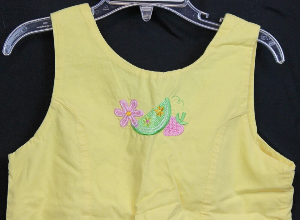 Chez Ami Ptsy Aiken 2pc Outfit Tank top Reversible Pants Summer Fruit Flowers 6x - Image 3 of 4