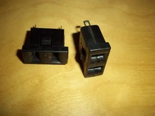 AC Power Outlet 15A  125VAC 2-Pin Female Socket Snap In Panel   2 PIECES