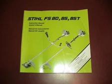 OE STIHL String Trimmer Owners Instruction Manual Operator Guide Book FS 80 85 T