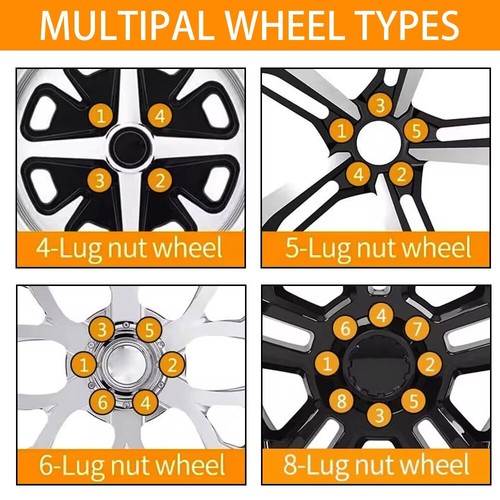 20PCS Extended Forged Steel Wheel Tuner Lug Nuts Open End Light M12X1.25/M12X1.5 - Picture 8 of 13