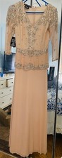 pisarro nights Embellished Gown Brand New Indian Pakistani Dress Peplum Frock 2