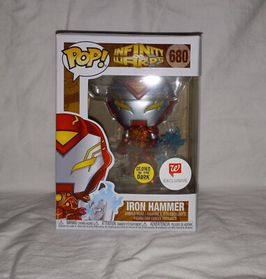 Funko POP! Marvel- Infinity Warps Iron Hammer (680) Glow in the Dark  