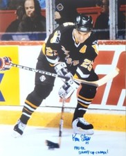 Autographed 16X20 KEVIN STEVENS 