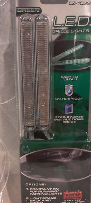 Pilot 4 inch LED Green Grille Lights , Lights scan back and forth