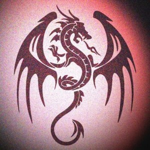 Wide Wing Dragon Stencil Gothic Dragons Wall Painting Stencils | eBay