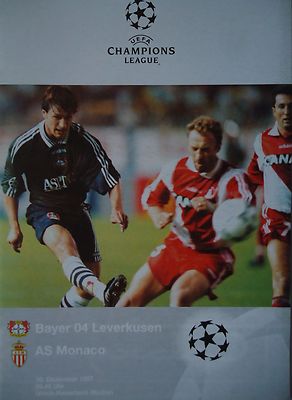 Programm UEFA CL 1997/98 Bayer Leverkusen - AS Monaco