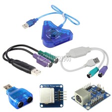 Dual PSX PS1 PS2 Female to USB Male Adapter Converter Keypad Driver for Arduino