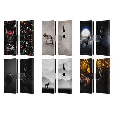 OFFICIAL KLAUDIA SENATOR FRENCH BULLDOG LEATHER BOOK CASE FOR SONY PHONES 1
