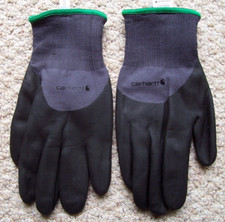 Carhartt Gloves Men's Black Nitrile Palm Nylon Shell Lined XL
