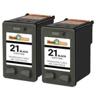 2PK Ink Cartridges Fits HP 21 C9351AN Black Ink HP21 Deskjet D1311 1330 1341