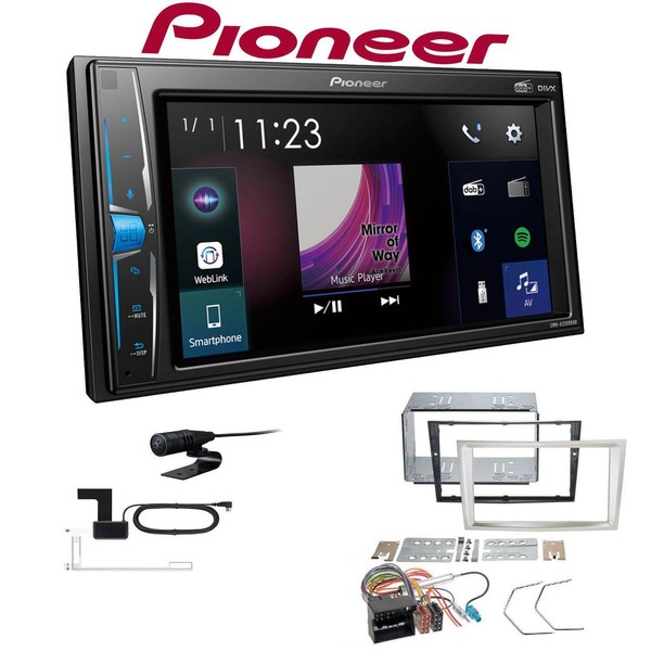 Pioneer 2-DIN Autoradio Bluetooth Dab+ FüR Opel Corsa D 2006-2014 Satin Stone-image