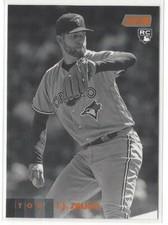 2020 Topps Stadium Club T.J. Zeuch Rookie RC Orange Parallel Blue Jays #294 SP