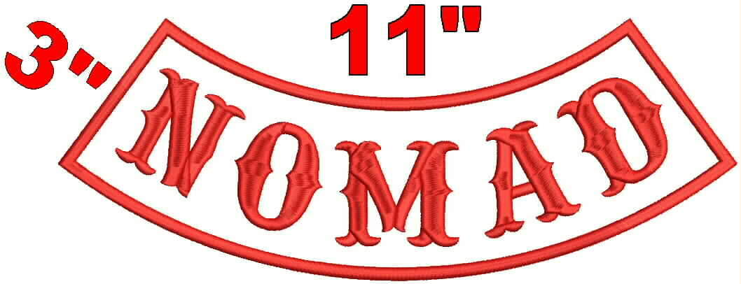 Nomad Motorcycle Club Rocker 680 Hells Angels Motorcycle Club Stock