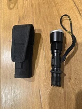 Nitecore P15 Tactical LED Flashlight Tested Works w/Case + 2 new batteries