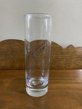 COURVOISIER  6 " TALL  GLASSE DUROBOR BELGIUM 