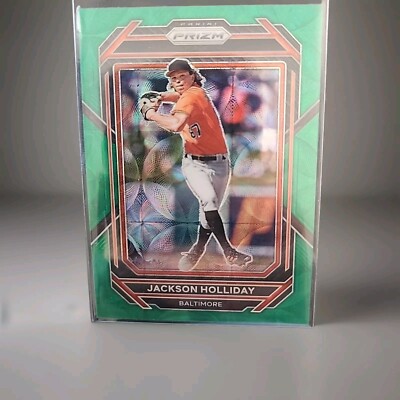 2023 Prizm Green Scope #160 Jackson Holliday #'52/75... Very Rare Card...