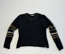 Smart wool Youth Large Merino Wool Pullover Sweater Outdoors Casual Striped