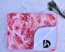 100 Cotton Baby Quilt Nursery Blanket Home Bedding Coverlets Indian Baby Quilt