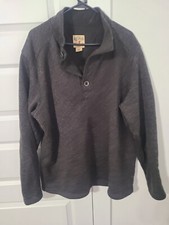 Red Head Mens XL Fleece Pullover Heather Blac...