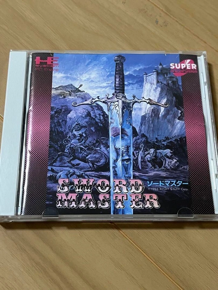 SWORD MASTER PC Engine PCE JRSCD-300 1993 Right Staff NEC SUPER CD Rom USED - Image 4 of 4