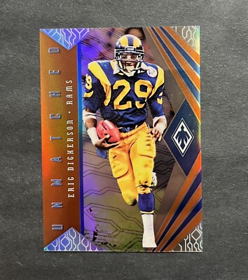 2018 Panini Phoenix Unmatched Orange /49 Eric Dickerson #4 HOF
