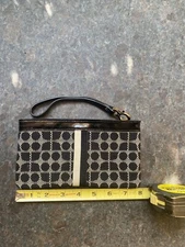 Kate Spade Zippered Chrissy Noel Black White Wristlet or Wallet MSRP$125.00