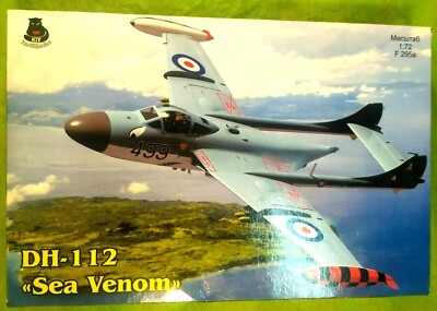   1/72 DH 112 Sea Venom   IOM F295a (Ex-Frog) Kit New Navy Fighter