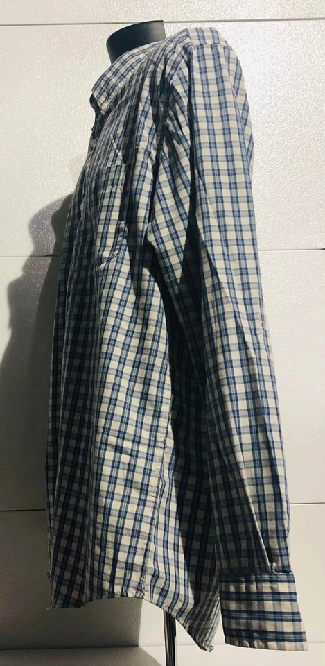 Camisa a Cuadros St John’s Bay Para Hombre Talla L Manga Larga Informal Botón Delantero Foto 3 de 4