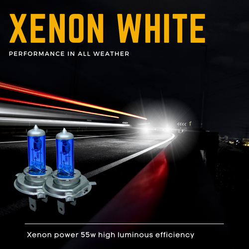 H4 472 55w Super White Xenon HID Bright Upgrade Headlight Headlamp Car Bulbs 12v - Picture 10 of 13