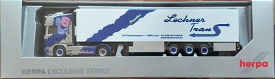 Herpa Exclusive 1:87 H0 Scania Lechner Trans Lissi ''Pink Lady'' Trucker Babes/TV