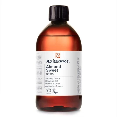 Naissance Almond Sweet Oil (No. 215) - 500ml - Massage, Beauty, Hair, Skin, Bath