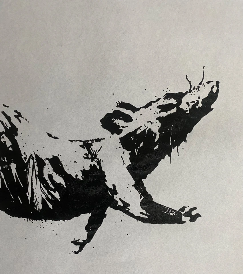 Raro Banksy - CROYDON Produto Interno Bruto RAT (RAÇA DE RATOS) - Imagem 2 de 4