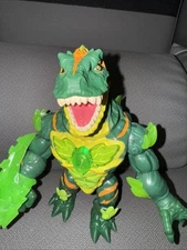 Beast Lab Dino Creator Raging Raptor Figure. RARE HTF Lights and Sound Works VGC