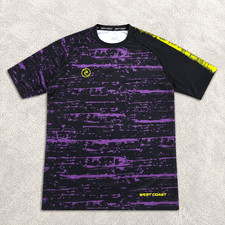 West Coast Goalkeeping Glitch Jersey Mens M Purple Short Sleeve Soccer Top