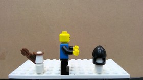 LEGO Minifigure - Castle cas301 Black Falcon Guard