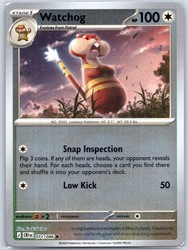 Watchog 071/086 Chaos Rising Reverse Holo