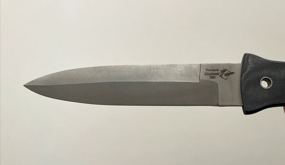 Blackjack Blackmoor 2000 Knife Effingham IL Production USA Micarta Kydex Rare - Image 2 of 4