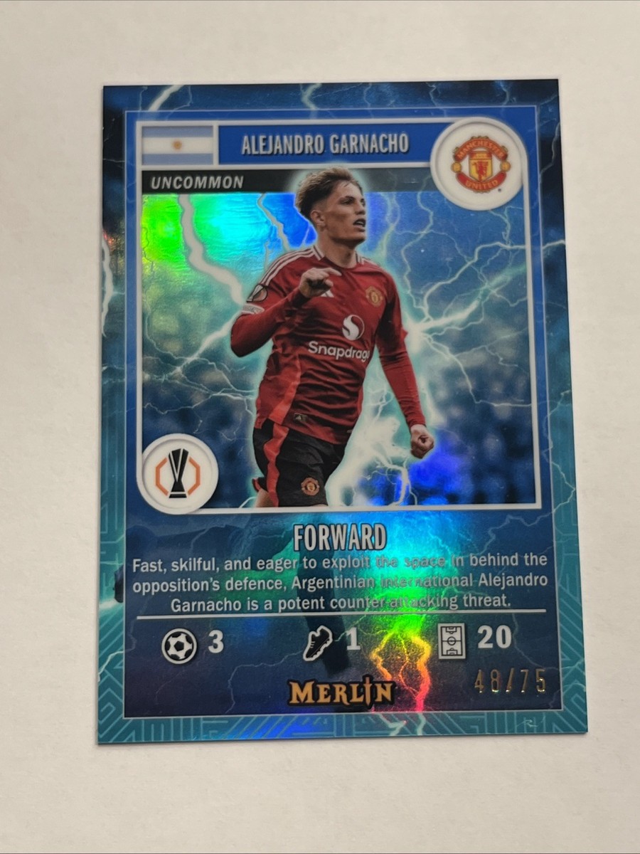 Alejandro Garnacho 2024-25 Topps Merlin UEFA Manchester United